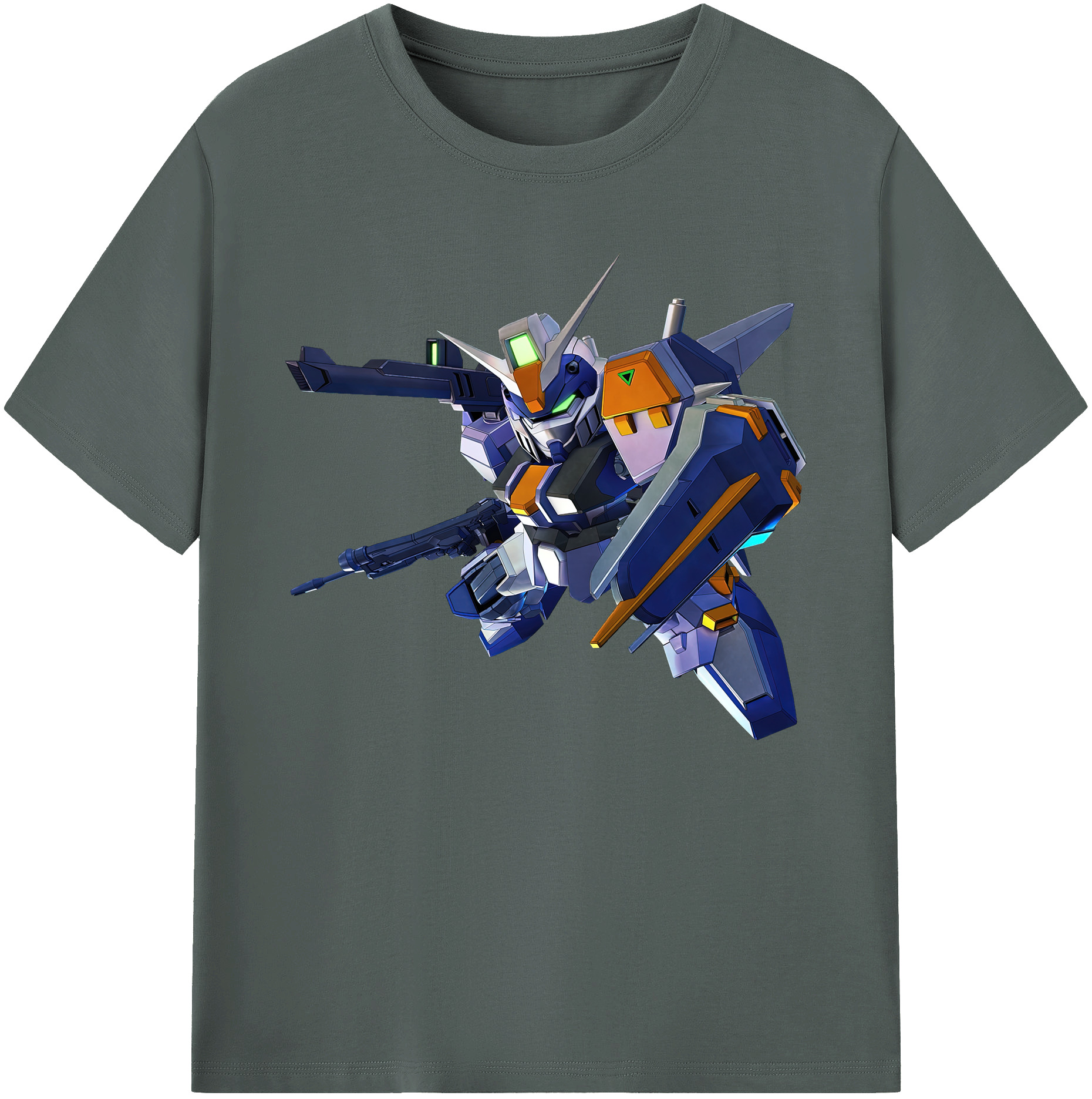 （画像用） 機動戦士ガンダム Mobile Suit Gundam 綿100％ メンズ半袖Tシャツ｜肌触りやわらか＆通気性